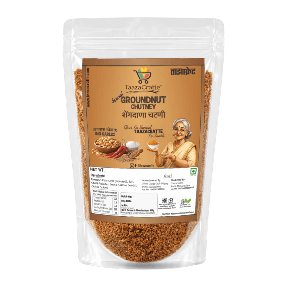 Upvas Groundnut Chutney — TaazaCratte